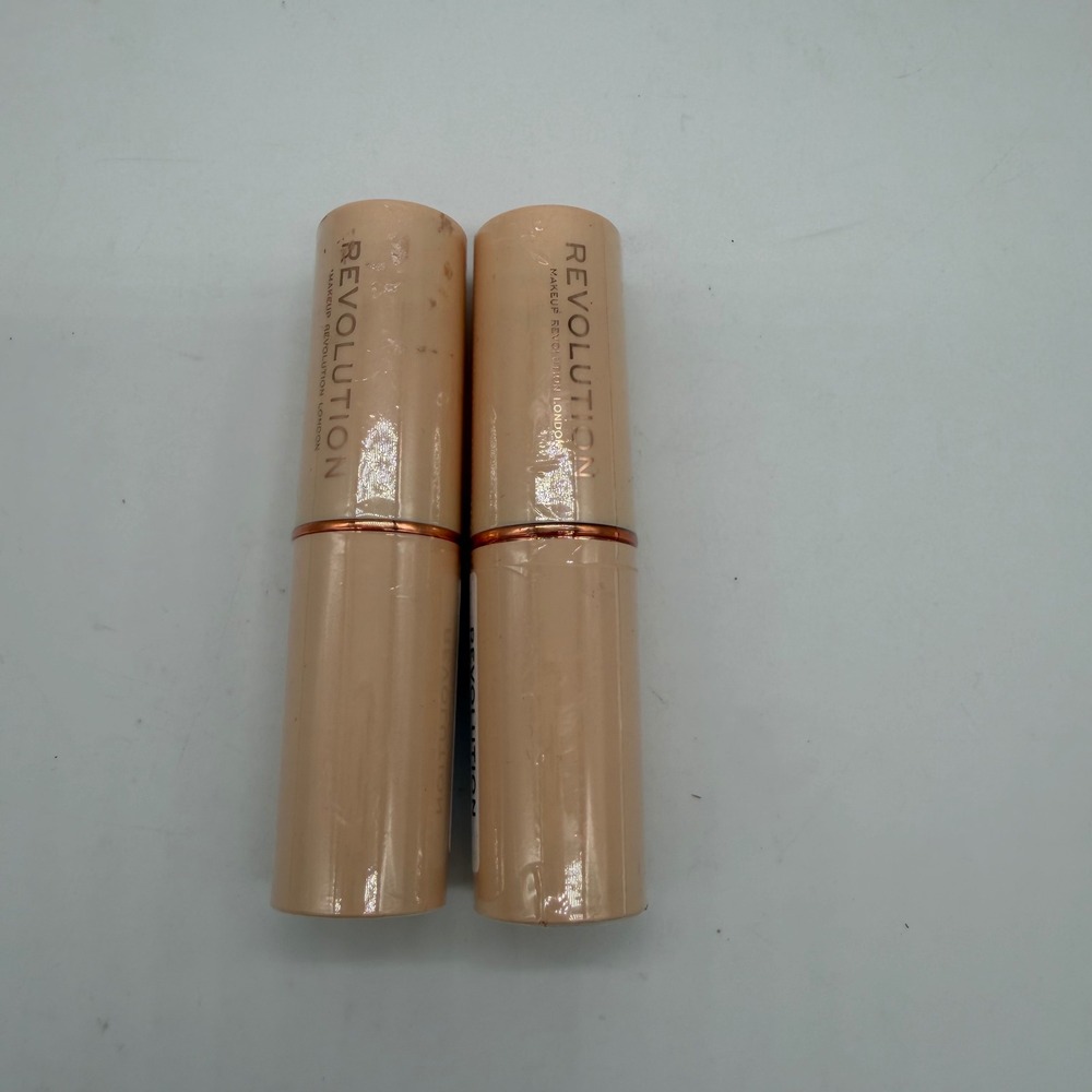 Makeup Revolution Fast Base Stick Foundation F5 Lot of 2 New Sealed